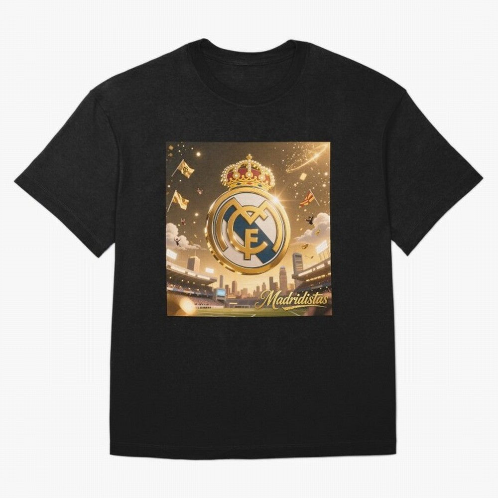 Madridistas Oversized T-Shirt Showcase Match Day Hype around FIFA World Cup 2026, Mbappe, England and Germany, Game Day Rituals, Football Legends, Country Pride and the Road to the Final; Ideal for Football Dads, Football Moms, Friends, Collectors