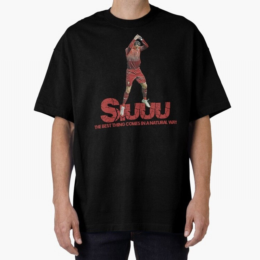 Cr7 Ronaldo Siuuu Oversized T-Shirt Back the Journey through Global Football Passion for FIFA World Cup 2026 Group Stage, with Neymar, Haaland and Cristiano Ronaldo, France, Football Festival Excitement, Trophy Ambitions, Country Rivalries and Star