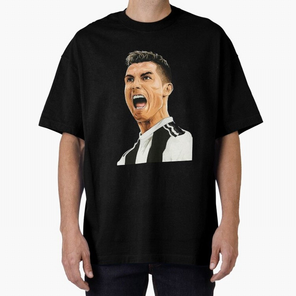 Cristiano Ronaldo Cristiano Ronaldo CR7 Oversized T-Shirt Show Championship Spirit for Global Football Passion for FIFA World Cup 2026 Group Stage, Inspired by CR7, Spain, Supporter Pride, Iconic Celebrations, Legendary Names and Global Match Day