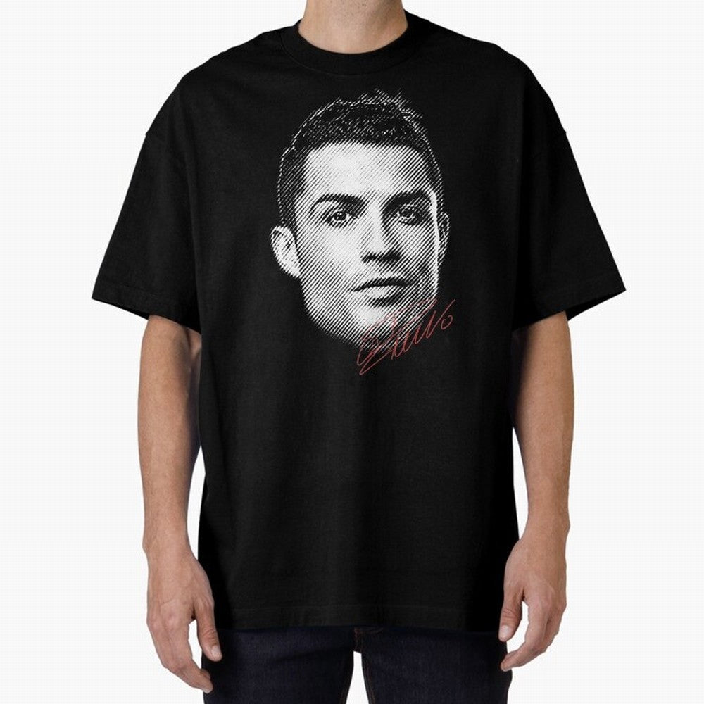 Cr7 Oversized T-Shirt Capture FIFA World Cup 2026 Group Stage Spirit, Driven by Portugal, CR7, Football Festival Excitement, Trophy Ambitions, Country Rivalries and Star Player Buzz; Perfect for Supporters Who Want Bold Football Energy, Global