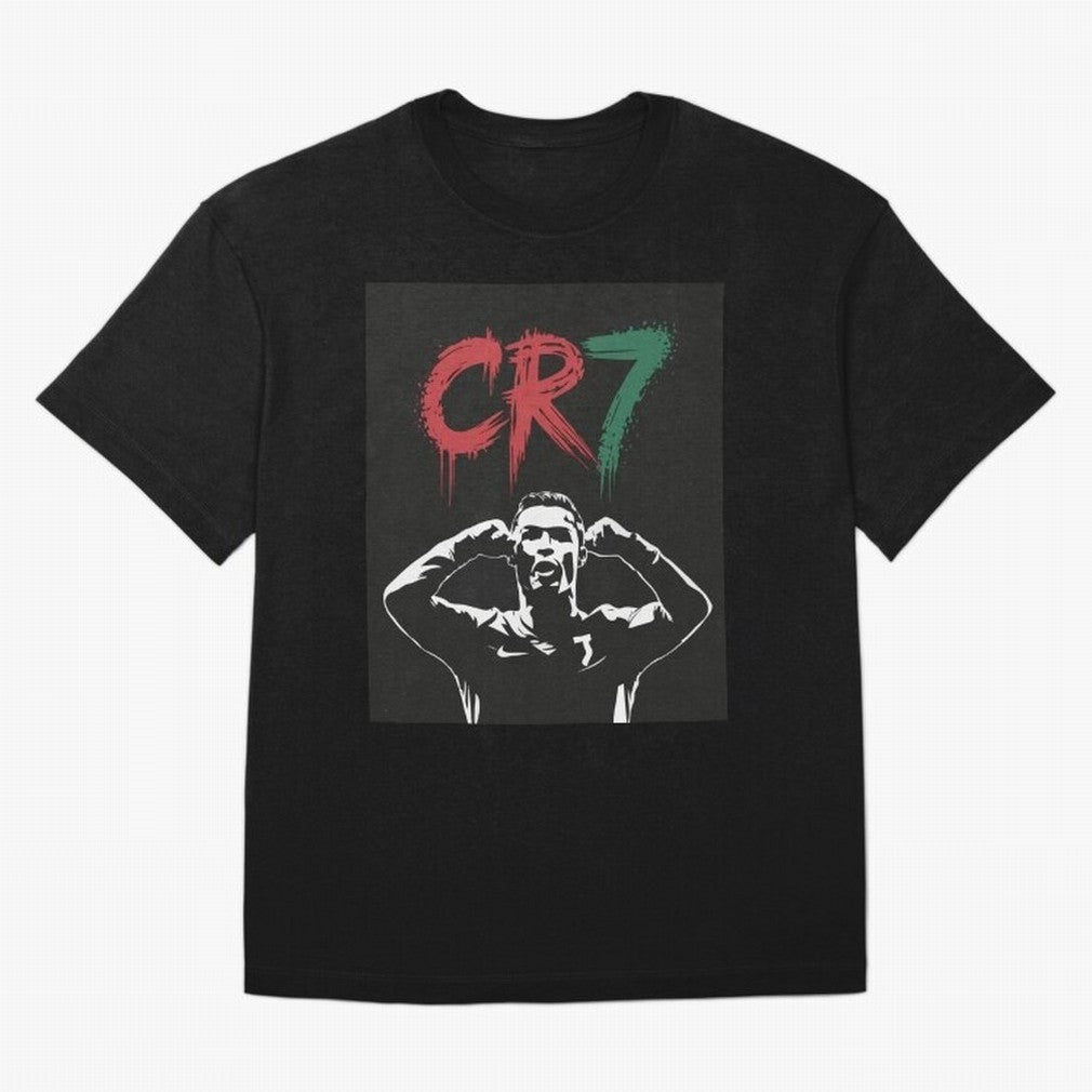 Cristiano Ronaldo CR7 T-shirt Design Oversized T-Shirt Bring Global Tournament Vibes to Global Football Passion for FIFA World Cup 2026, Made for Messi, Neymar and Mbappe, France and Portugal, Champion Mindset, Group Stage Buzz, Knockout Tension