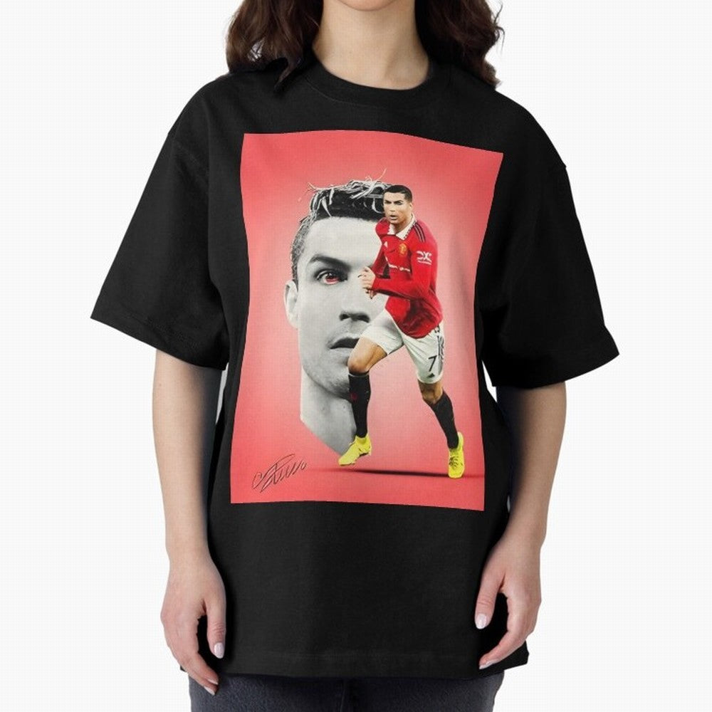Cr7 Oversized T-Shirt Remember Iconic Moments from the FIFA World Cup 2026 Journey through Cristiano Ronaldo Highlights, England and Germany Pride, Supporter Pride, Iconic Celebrations, Legendary Names and Global Match Day Energy; Perfect for