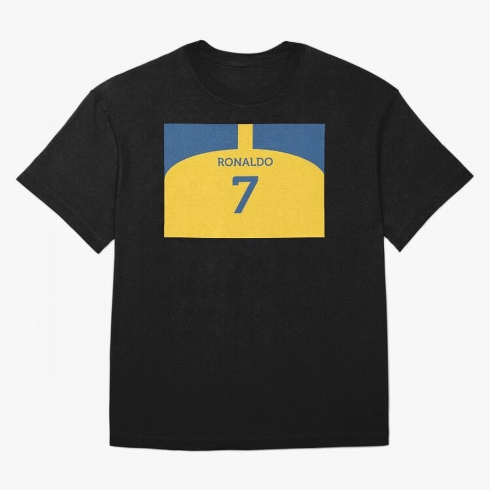 Cristiano Ronaldo Al Nassr Fc Oversized T-Shirt Bring Supporter Culture to Match Day Hype around FIFA World Cup 2026, Haaland and Mbappe, Argentina, Classic Soccer Heritage, Championship Pressure, Fan Loyalty and International Pride; Great for