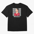 Ronaldo The Goat Oversized T-Shirt Honor the Beautiful Game during FIFA World Cup 2026 Group Stage for Fans of CR7 and Messi and France and Portugal, Bringing Champion Mindset, Group Stage Buzz, Knockout Tension and Passionate Fan Culture; Perfect