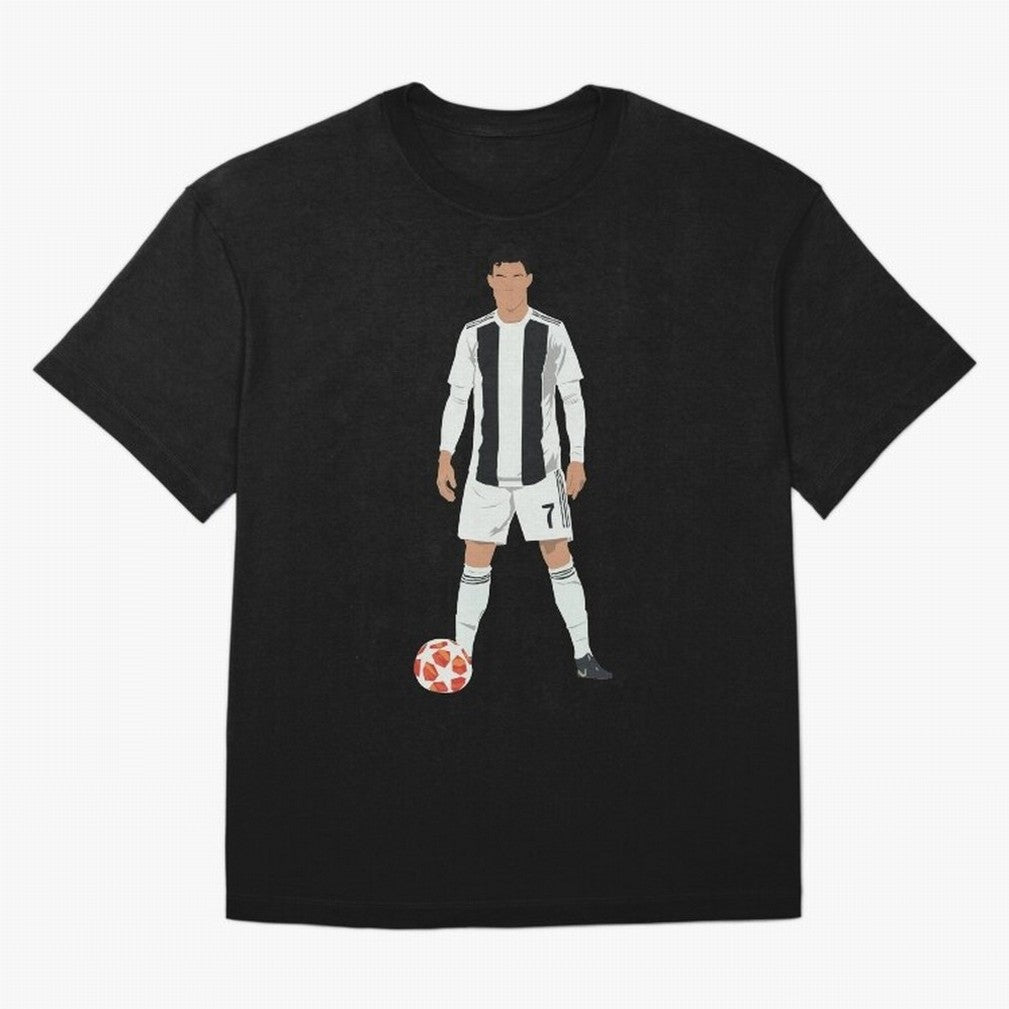 Ronaldo Stance Oversized T-Shirt Show Passion for the Stars of Global Football Passion for FIFA World Cup 2026, Celebrating Cristiano Ronaldo, Argentina, France and Brazil, Tournament Hype, Historic Matchups, Family Viewing Parties and Global