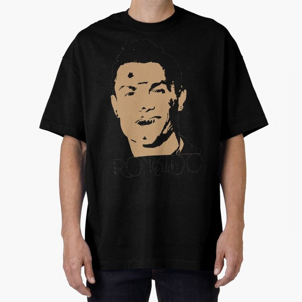 Portugal Football Captain Cristiano Ronaldo Vector Illustration Oversized T-Shirt Show Fan Pride Across the FIFA World Cup 2026 Journey through Cristiano Ronaldo Highlights, Spain Pride, Retro Football Energy, Iconic Rivalries, Trophy Chase Drama