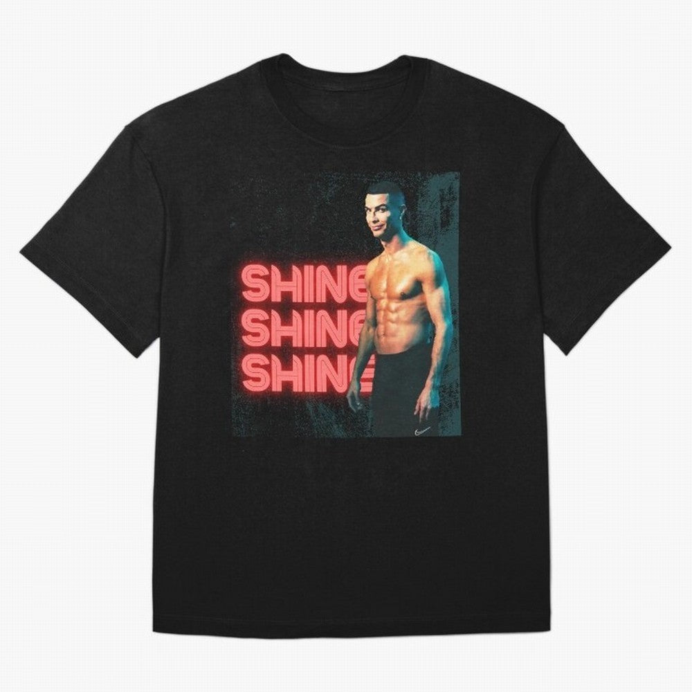 Cristiano Ronaldo Shine Oversized T-Shirt Make Every Kick Count in FIFA World Cup 2026 Group Stage Celebrating Mbappe, France and Portugal Energy, Football Passion, Legendary Performances, Festival Vibes and Supporter Community; Perfect for