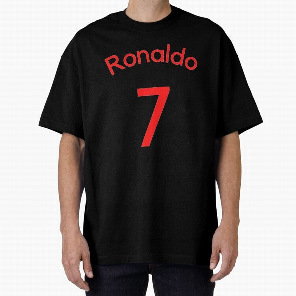 Copy of Ronaldo Manchester United Oversized T-Shirt Bring Champion Energy into FIFA World Cup 2026 Group Stage for Fans of Neymar, Haaland and Cristiano Ronaldo and France and Portugal, Bringing Football History, Final Match Energy, Crowd Noise and