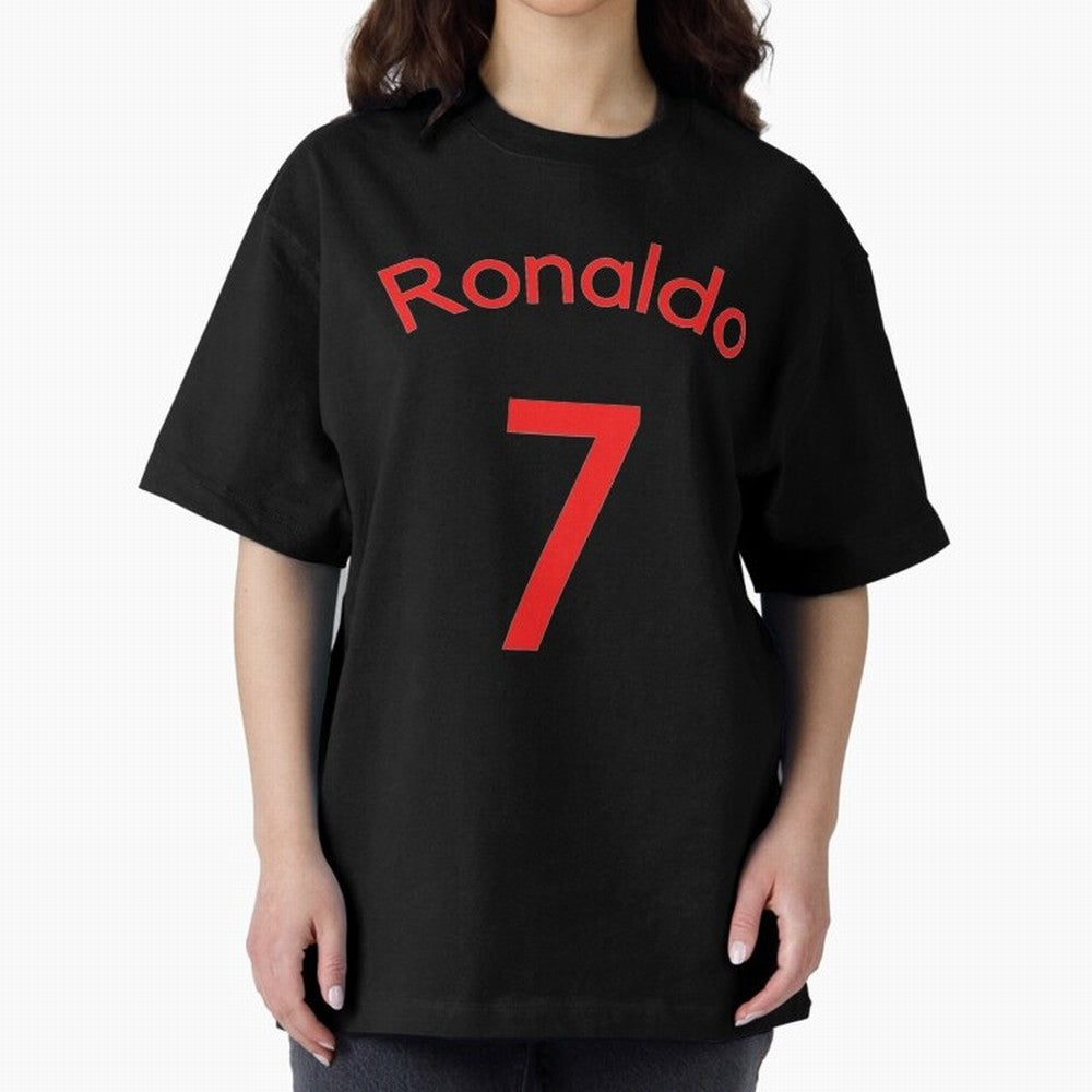 Copy of Ronaldo Manchester United Oversized T-Shirt Bring Champion Energy into FIFA World Cup 2026 Group Stage for Fans of Neymar, Haaland and Cristiano Ronaldo and France and Portugal, Bringing Football History, Final Match Energy, Crowd Noise and