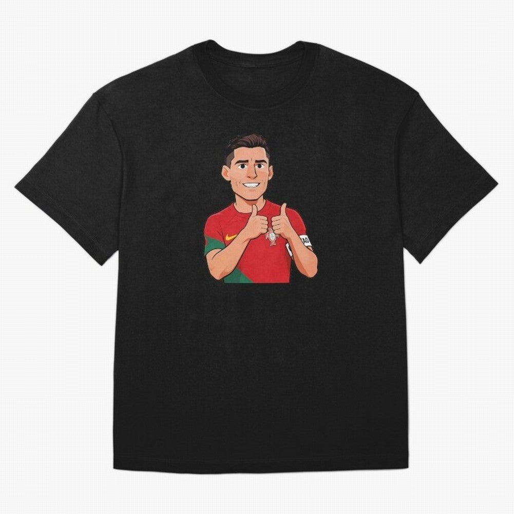 World CUP Cristiano Oversized T-Shirt Make Every Kick Count in FIFA World Cup 2026 Built around Haaland, Brazil, Portugal and Argentina Energy, Stadium Chants, National Pride, Trophy Dreams and Unforgettable Football Memories; Ideal for Passionate