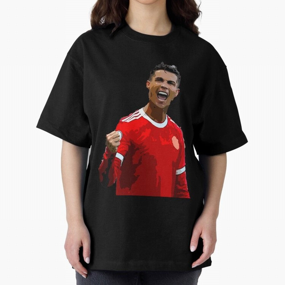 Cristiano Ronaldo Oversized T-Shirt Honor the Beautiful Game during FIFA World Cup 2026 USA Canada Mexico for Fans of Messi, Neymar and Mbappe and Spain and Netherlands, Bringing Worldwide Fan Energy, Dramatic Goals, Stadium Lights and Championship