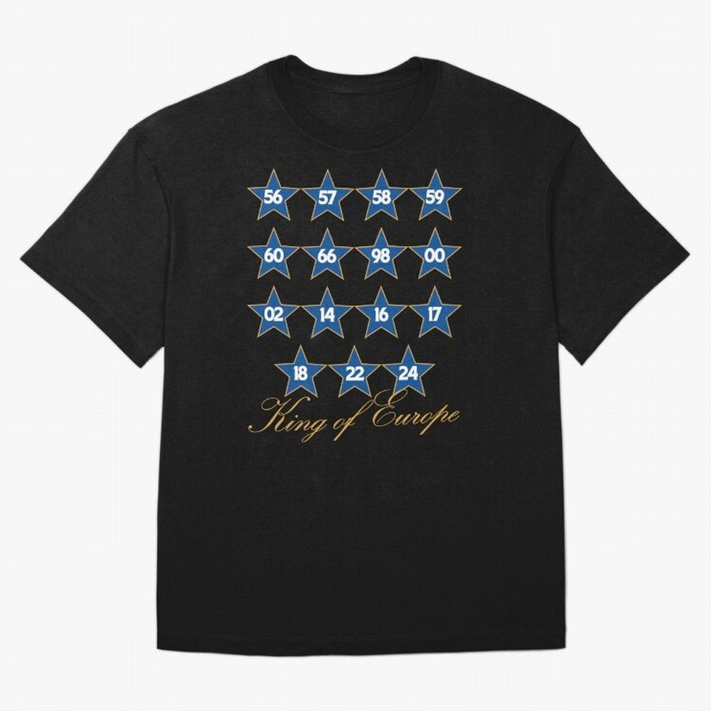 Real Madrid European Cups Oversized T-Shirt Show Love for Legendary Goals in FIFA World Cup 2026 USA Canada Mexico Spirit, Connected to Netherlands, Neymar, Classic Soccer Heritage, Championship Pressure, Fan Loyalty and International Pride; Ideal