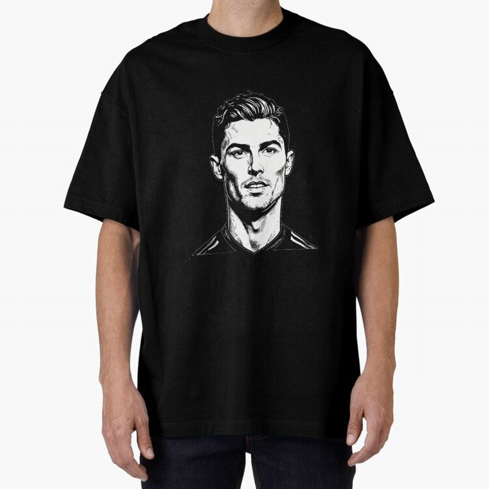 Cristiano Ronaldo Oversized T-Shirt Make Every Match About the FIFA World Cup 2026 Group Stage Journey through Messi, CR7 and Mbappe Highlights, Portugal Pride, Supporter Pride, Iconic Celebrations, Legendary Names and Global Match Day Energy;