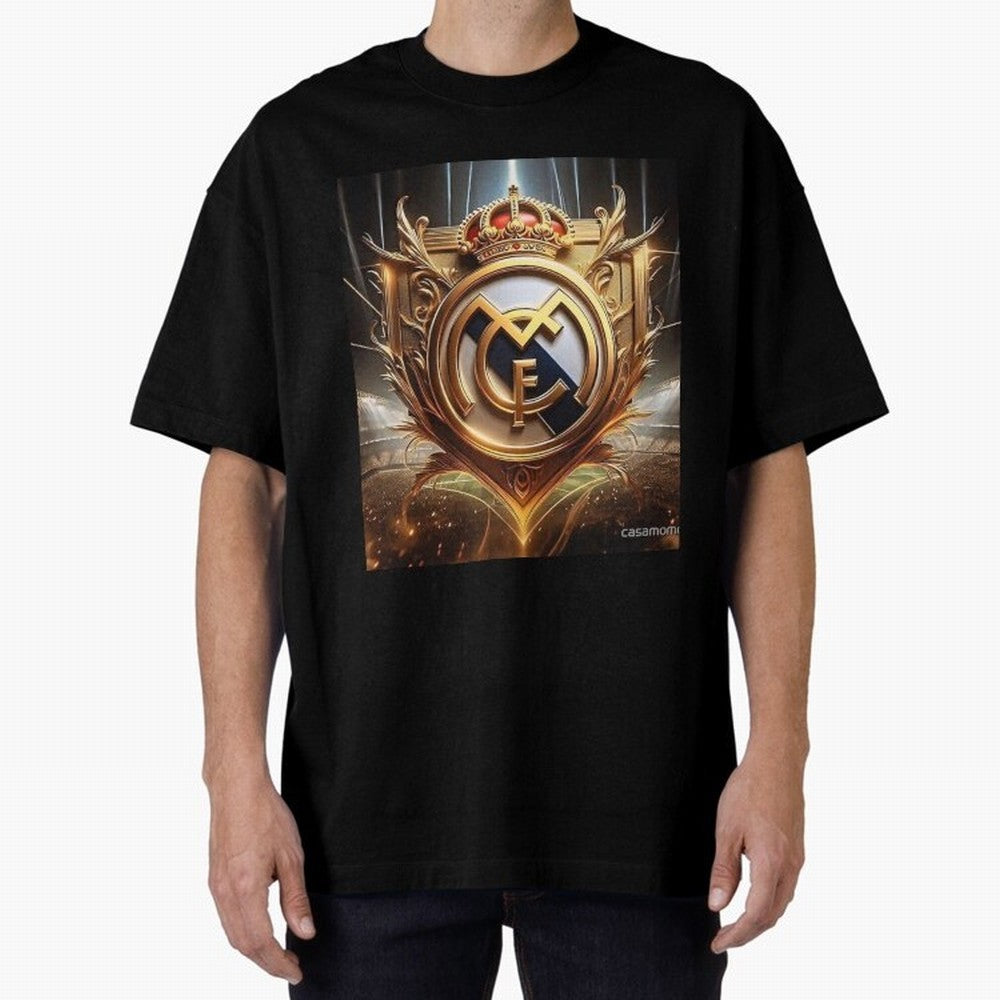 Galaxy of Real Madrid Oversized T-Shirt Show Up for the Glory of Global Football Passion for FIFA World Cup 2026 Group Stage, Built around Neymar, Germany, Game Day Rituals, Football Legends, Country Pride and the Road to the Final; Great for