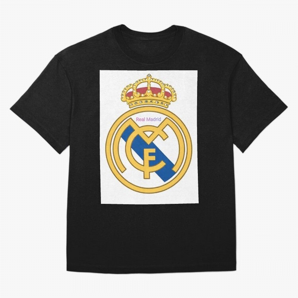 Real Madrid Gold Oversized T-Shirt Support Your Favorite Stars during FIFA World Cup 2026 Group Stage Spirit, with Argentina, CR7, Football History, Final Match Energy, Crowd Noise and Once in a Lifetime Moments; Made for Die Hard Supporters,