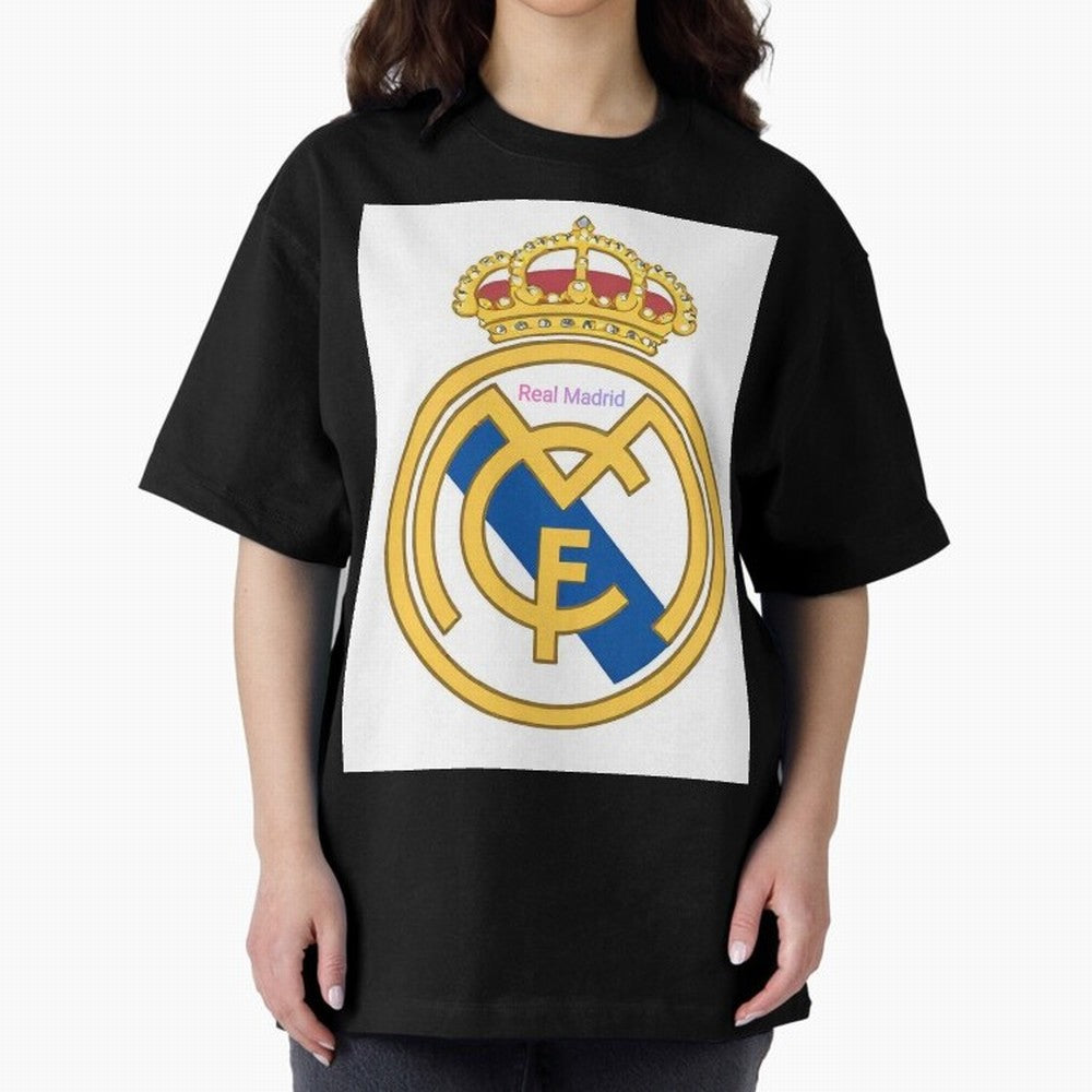 Real Madrid Gold Oversized T-Shirt Support Your Favorite Stars during FIFA World Cup 2026 Group Stage Spirit, with Argentina, CR7, Football History, Final Match Energy, Crowd Noise and Once in a Lifetime Moments; Made for Die Hard Supporters,