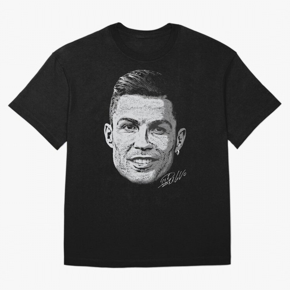 Cristiano Ronaldo Signed Oversized T-Shirt Feel the Trophy Chase of Match Day Hype around FIFA World Cup 2026, Mbappe and Neymar, Spain, Game Day Rituals, Football Legends, Country Pride and the Road to the Final; Ideal for Passionate Fans Who Love