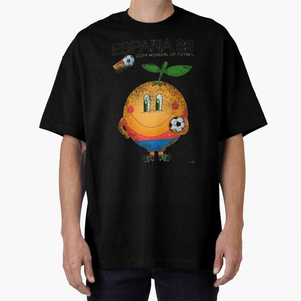 Espana 82 Oversized T-Shirt Celebrate the Magic of the FIFA World Cup 2026 USA Canada Mexico Journey through Messi, CR7 and Mbappe Highlights, Spain Pride, Match Day Excitement, Supporter Culture, Golden Goals and Global Football Passion; Ideal for