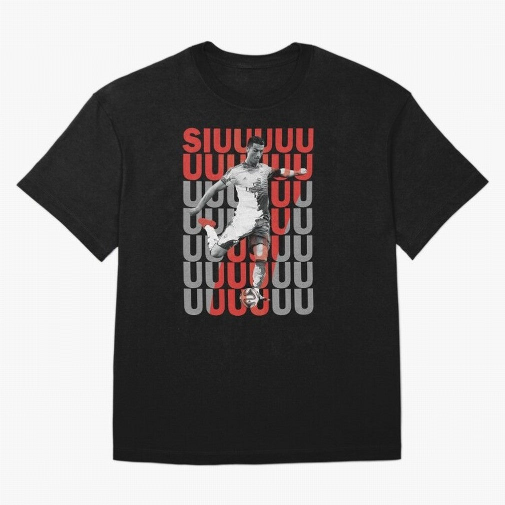 Siuuuuuu Cristiano Ronaldo Oversized T-Shirt Show Championship Spirit for Global Football Passion for FIFA World Cup 2026 Group Stage, Inspired by CR7, Spain, Supporter Pride, Iconic Celebrations, Legendary Names and Global Match Day Energy; Ideal