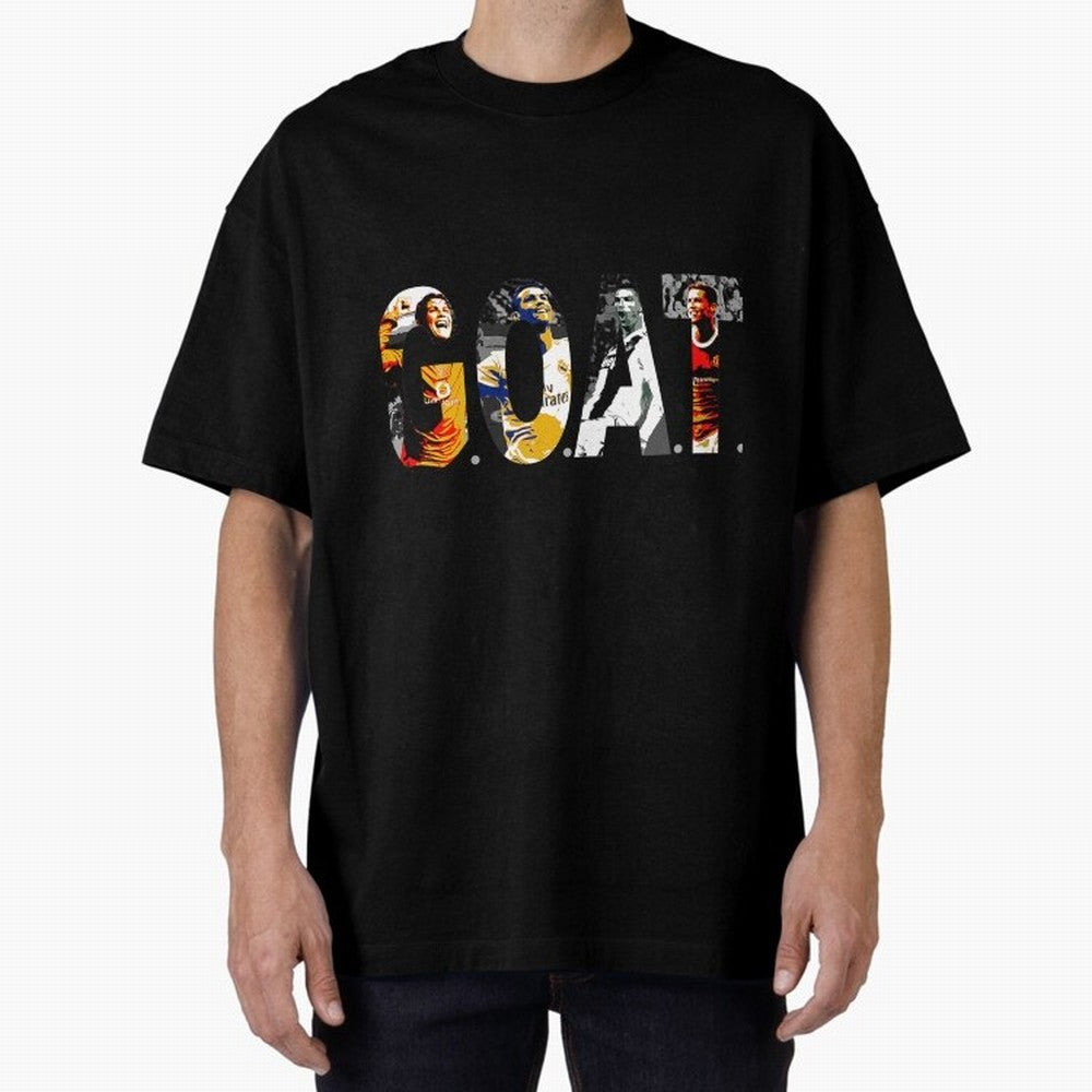 Cristiano Ronaldo Greatest Football Player Of All Time Oversized T-Shirt Back Your Heroes with the FIFA World Cup 2026 Group Stage Journey through Messi, CR7 and Mbappe Highlights, England, France and Netherlands Pride, Global Supporter Spirit,