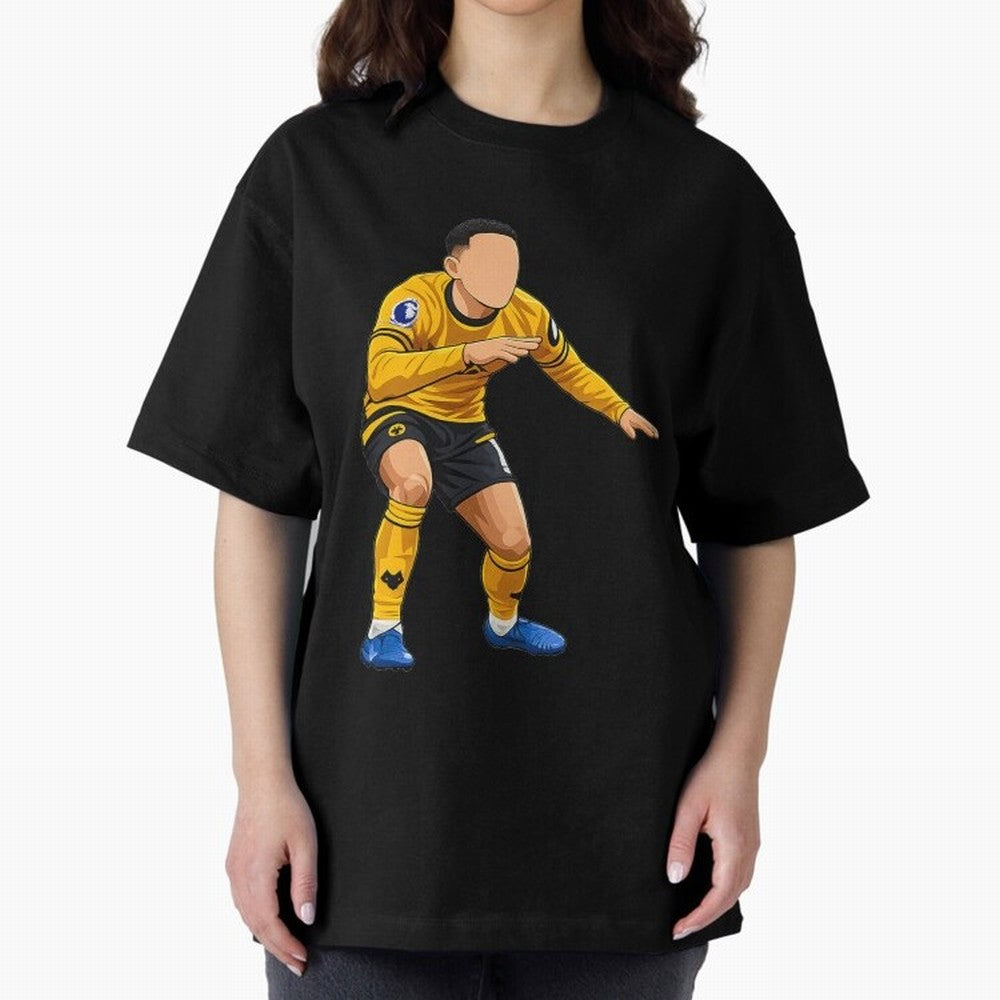 Matheus Cunha Goal Celebration Dance Oversized T-Shirt Bring Trophy Dreams to FIFA World Cup 2026 USA Canada Mexico for Fans of Mbappe and Germany, Bringing Champion Mindset, Group Stage Buzz, Knockout Tension and Passionate Fan Culture; Perfect