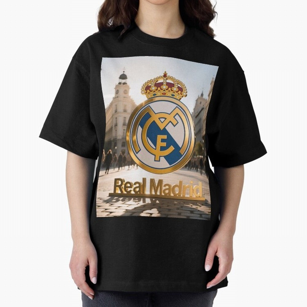 As¨ª as¨ª as¨ª Gana el Madrid Oversized T-Shirt Live for the Drama of FIFA World Cup 2026 Group Stage for Fans of Messi, CR7 and Mbappe and Argentina and Brazil, Bringing Vintage Soccer Flavor, Modern Football Stars, National Flags and Final Night