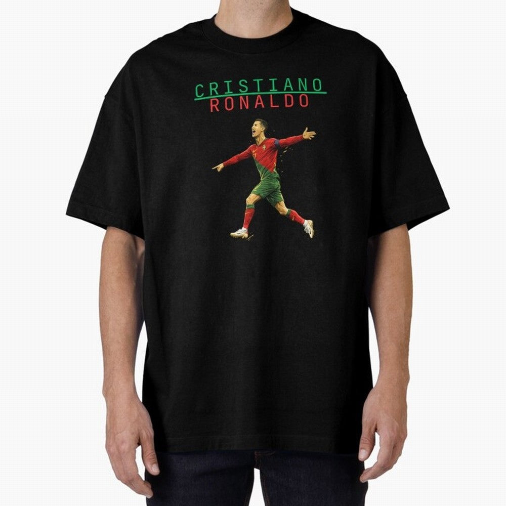 Ronaldo Oversized T-Shirt Live the Energy of FIFA World Cup 2026 Spirit, Celebrating Brazil, Portugal and Argentina, Neymar, Global Supporter Spirit, Legendary Goals, National Colors and Tournament Celebration; Made for Die Hard Supporters, Soccer