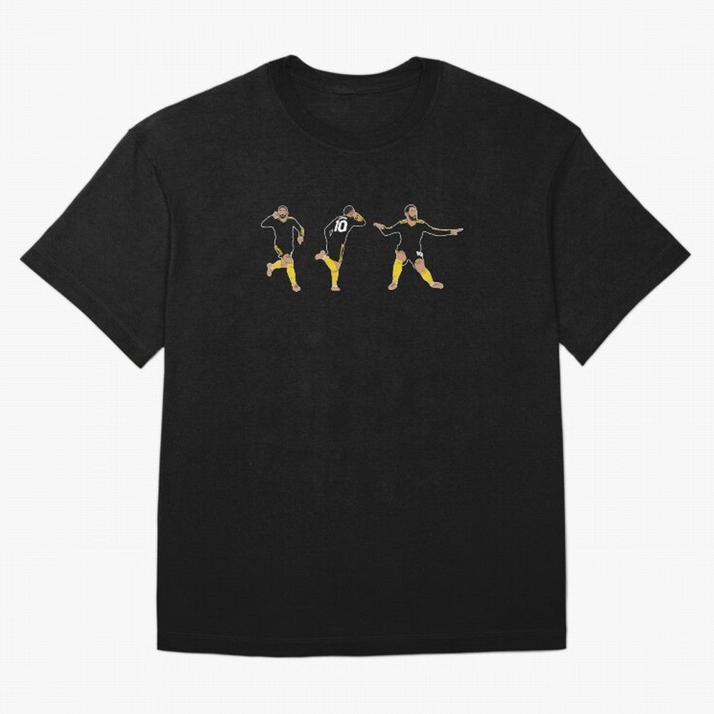 Matheus Cunha Goal Celebration Dance Trio Minimalist Oversized T-Shirt Show Championship Spirit for Match Day Hype around FIFA World Cup 2026, Neymar, England and Germany, Global Supporter Spirit, Legendary Goals, National Colors and Tournament