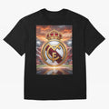 Tormenta del F¨²tbol Oversized T-Shirt Represent the Passion of FIFA World Cup 2026 Group Stage Spirit, Featuring Portugal, Haaland and Mbappe, Football Passion, Legendary Performances, Festival Vibes and Supporter Community; Created for Match Day