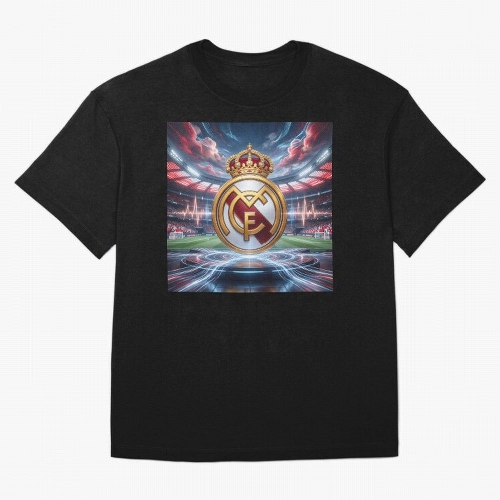 Los Campeones del Bernab¨¦u Oversized T-Shirt Fuel FIFA World Cup 2026 USA Canada Mexico for Fans of Cristiano Ronaldo, Haaland and CR7 and England, France and Netherlands, Bringing Stadium Memories, Football Loyalty, International Chants and