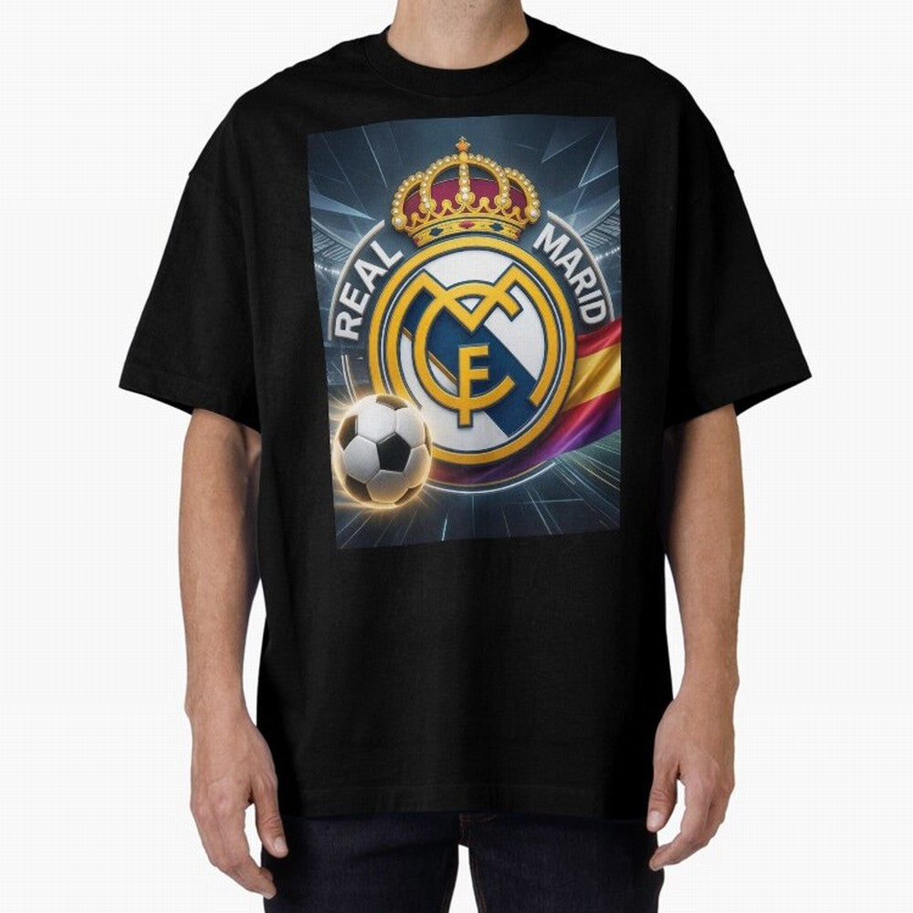 Pelot¨®n Real Madrid Oversized T-Shirt Bring Stadium Energy to the FIFA World Cup 2026 Group Stage Journey through Haaland and Mbappe Highlights, Netherlands Pride, Football Passion, Legendary Performances, Festival Vibes and Supporter Community;