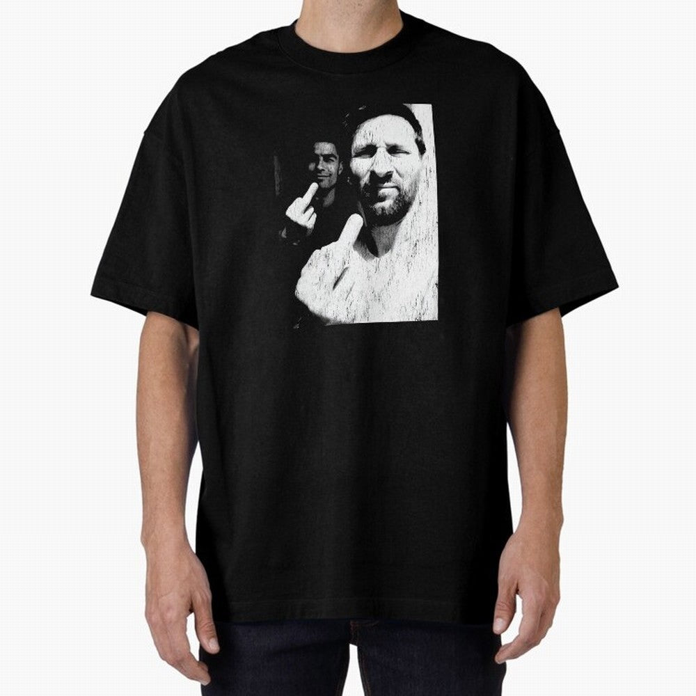 Cristiano Ronaldo & Messi Vintage Oversized T-Shirt Represent the Passion of FIFA World Cup 2026 USA Canada Mexico Driven by Haaland and Mbappe, England, France and Netherlands Energy, Football History, Final Match Energy, Crowd Noise and Once in a