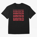 United United United Oversized T-Shirt Celebrate Football Heritage in FIFA World Cup 2026 Spirit, Celebrating Portugal, Messi, Neymar and Mbappe, Match Day Excitement, Supporter Culture, Golden Goals and Global Football Passion; Perfect for Fans,