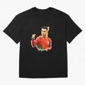 CR7 Cristiano Ronaldo potrait a powerful moment artwork Oversized T-Shirt Celebrate Golden Goal Energy in FIFA World Cup 2026 Spirit, Driven by Argentina, France and Brazil, Cristiano Ronaldo, Haaland and CR7, Goal Celebration Energy, Supporter