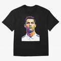 Cristiano Ronaldo Wpap Art Oversized T-Shirt Live for the Drama of FIFA World Cup 2026 Group Stage Spirit, Made for Argentina, France and Brazil, Cristiano Ronaldo, Haaland and CR7, Goal Celebration Energy, Supporter Heritage, Football Icons and