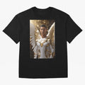 Cristiano Ronaldo angel 1 Oversized T-Shirt Represent the Passion of Global Football Passion for FIFA World Cup 2026 USA Canada Mexico, Capturing Neymar, Haaland and Cristiano Ronaldo, England, France and Netherlands, Goal Celebration Energy,