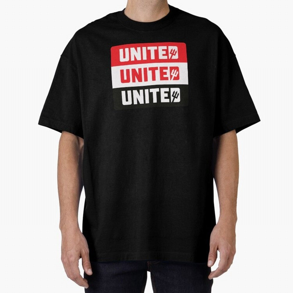Manchester United United United Oversized T-Shirt Elevate Match Day Hype around FIFA World Cup 2026 Group Stage, Haaland, Argentina and Brazil, Stadium Memories, Football Loyalty, International Chants and Championship Tradition; Great for Watch