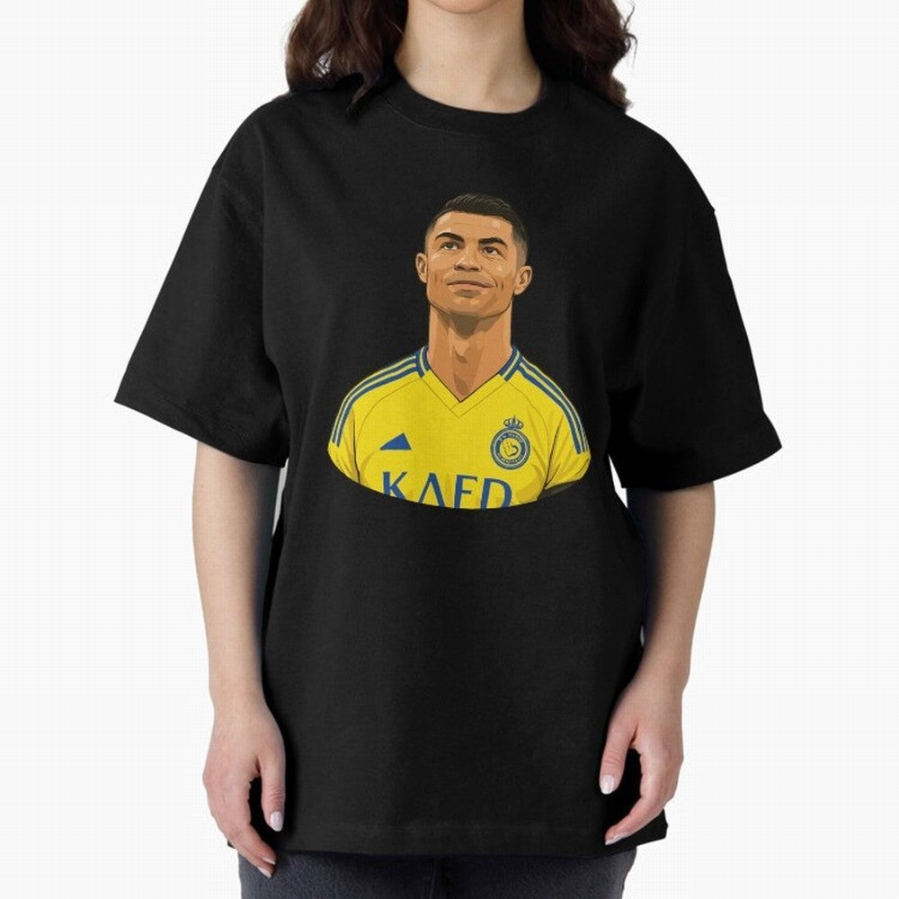 CR7 Oversized T-Shirt Make Game Day About FIFA World Cup 2026 Spirit, Connected to Argentina and Brazil, Messi, Champion Mindset, Group Stage Buzz, Knockout Tension and Passionate Fan Culture; Ideal for Football Dads, Football Moms, Friends,