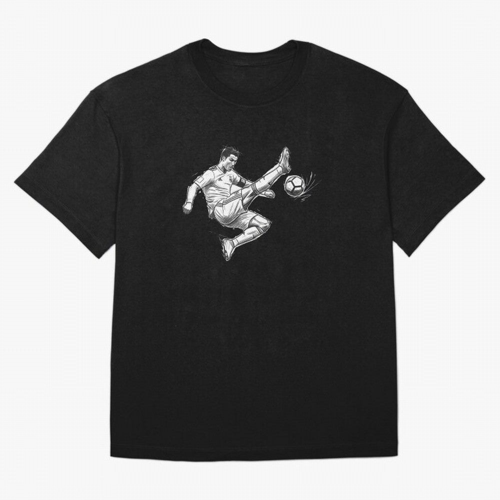 The King: Cristiano Ronaldo Oversized T-Shirt Relive Global Football Passion for FIFA World Cup 2026 Group Stage, Made for Neymar, Haaland and Cristiano Ronaldo, England and Germany, Game Day Rituals, Football Legends, Country Pride and the Road to