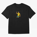 Energetic Soccer Celebration ¨C Number 7 Sketch Art Oversized T-Shirt Relive the Noise and Pride of FIFA World Cup 2026 Group Stage for Fans of Messi, Neymar and Mbappe and England, France and Netherlands, Bringing Worldwide Fan Energy, Dramatic