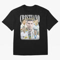 Cr7 Vintage Tribute: Soccer Legend Collage | Limited Edition Oversized T-Shirt Share Match Day Hype around FIFA World Cup 2026 USA Canada Mexico, Cristiano Ronaldo, Germany, Championship Spirit, Famous Goals, Roaring Crowds and International