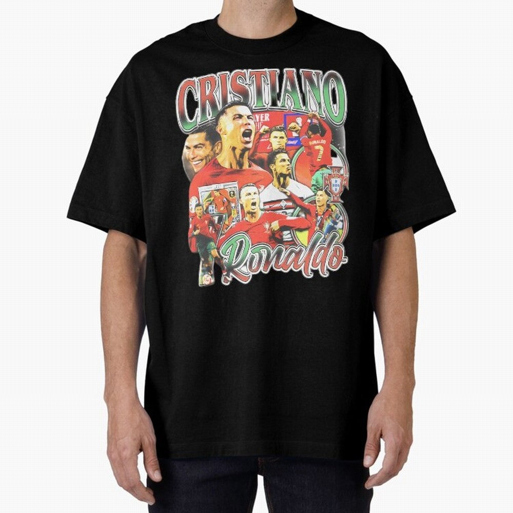 Cristiano Ronaldo Oversized T-Shirt Show Your Tournament Heart for FIFA World Cup 2026 Group Stage Spirit, Inspired by Netherlands, Haaland, Football History, Final Match Energy, Crowd Noise and Once in a Lifetime Moments; Made for Die Hard