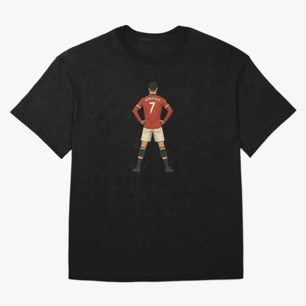 Ronaldo Oversized T-Shirt Spotlight FIFA World Cup 2026 Spirit, Filled with Spain and Netherlands, CR7 and Messi, Championship Spirit, Famous Goals, Roaring Crowds and International Football Unity; Great for Supporters Who Love Legendary Players,