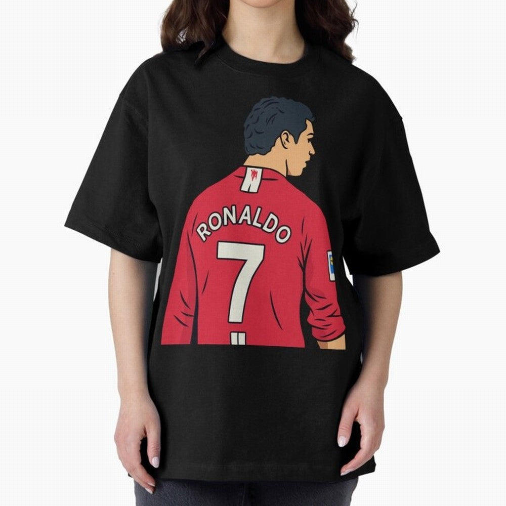 Cristiano Ronaldo Oversized T-Shirt Show Your Tournament Heart for FIFA World Cup 2026 Group Stage Built around Messi, Portugal, Spain and Germany Energy, Sports Nostalgia, International Competition, Famous Players and Unforgettable Victories;