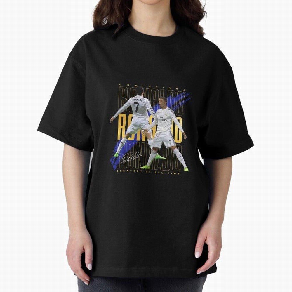 Cristiano Ronaldo Suuiii! Oversized T-Shirt Make Every Kick Count in FIFA World Cup 2026 for Fans of Haaland and Mbappe and Brazil, Bringing Champion Mindset, Group Stage Buzz, Knockout Tension and Passionate Fan Culture; Created for Match Day