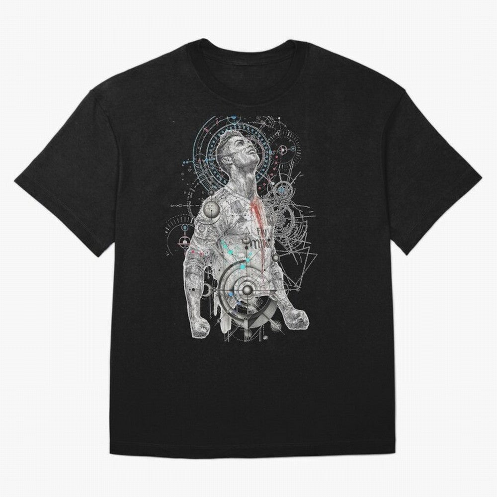 Cristiano Ronaldo Football Playmaker Oversized T-Shirt Show Passion for the Stars of the FIFA World Cup 2026 Journey through Messi, CR7 and Mbappe Highlights, England Pride, Soccer Culture, Superstar Moments, National Team Dreams and Competitive