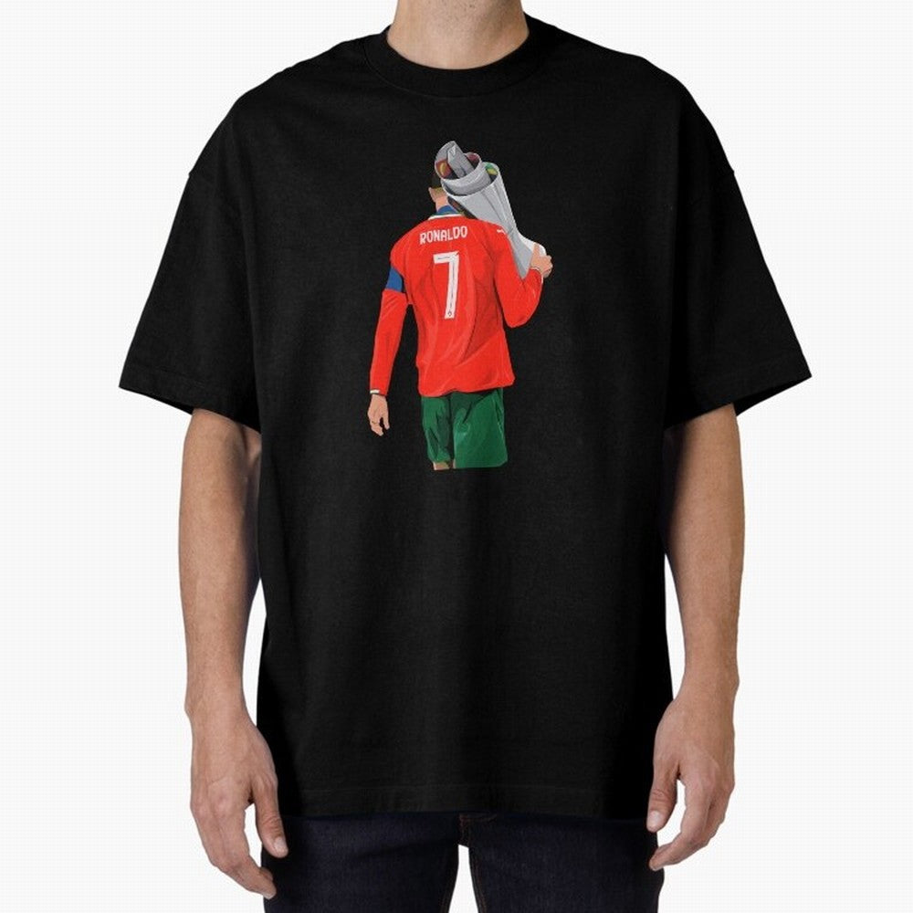 Cristiano Ronaldo Campion Oversized T-Shirt Bring Champion Energy into FIFA World Cup 2026 Group Stage Connected to Mbappe and Neymar, Portugal, Spain and Germany Energy, Supporter Pride, Iconic Celebrations, Legendary Names and Global Match Day