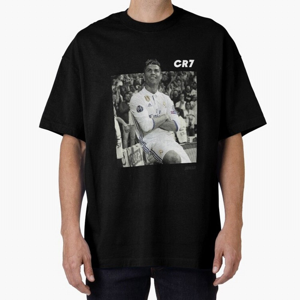 Cristiano Ronaldo | MR. CHAMPIONS LEAGUE Oversized T-Shirt Celebrate Soccer Greatness during FIFA World Cup 2026 Group Stage Featuring Cristiano Ronaldo, France Energy, Champion Mindset, Group Stage Buzz, Knockout Tension and Passionate Fan