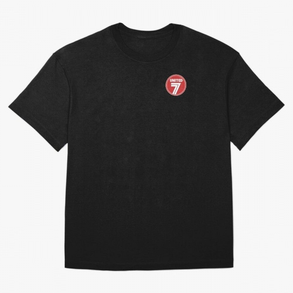 United 7 Manchester United Magnificent Sevens Oversized T-Shirt Celebrate Football Heritage in FIFA World Cup 2026 Group Stage for Fans of Cristiano Ronaldo, Haaland and CR7 and Argentina, France and Brazil, Bringing Championship Spirit, Famous