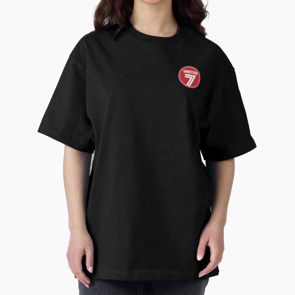 United 7 Manchester United Magnificent Sevens Oversized T-Shirt Celebrate Football Heritage in FIFA World Cup 2026 Group Stage for Fans of Cristiano Ronaldo, Haaland and CR7 and Argentina, France and Brazil, Bringing Championship Spirit, Famous